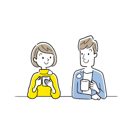 高齢者を支える人のイラスト